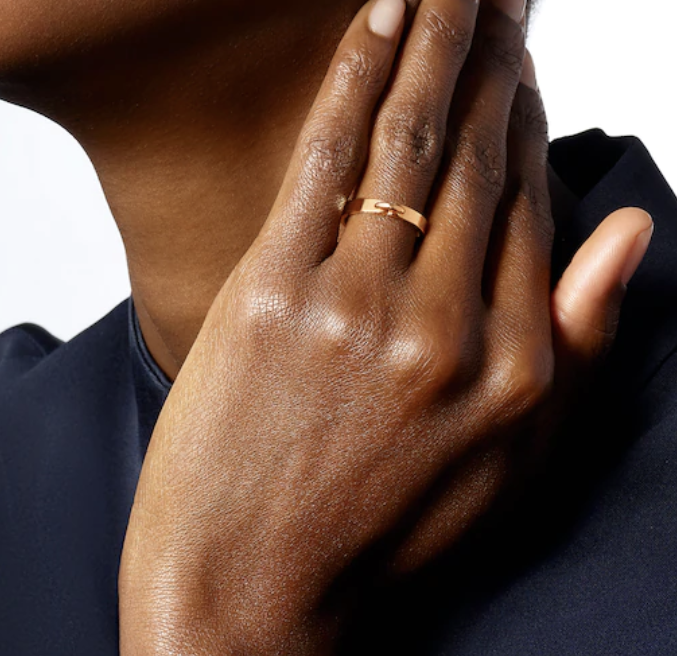 [Luxe]BAGUE ALLIANCE LIENS VIDENCE 3MM