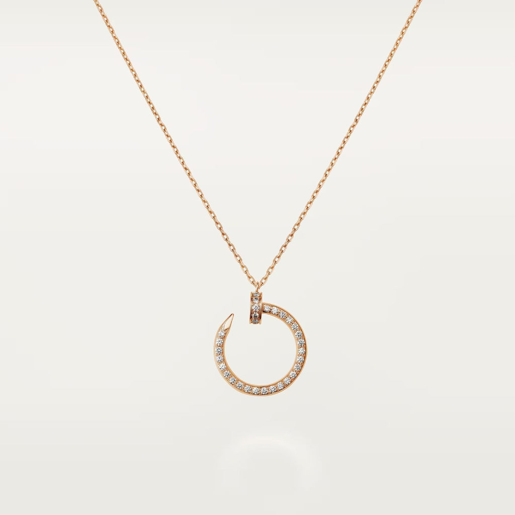 [Luxe Jewelry]JUSTE NECKLACE FULL DIAMOND