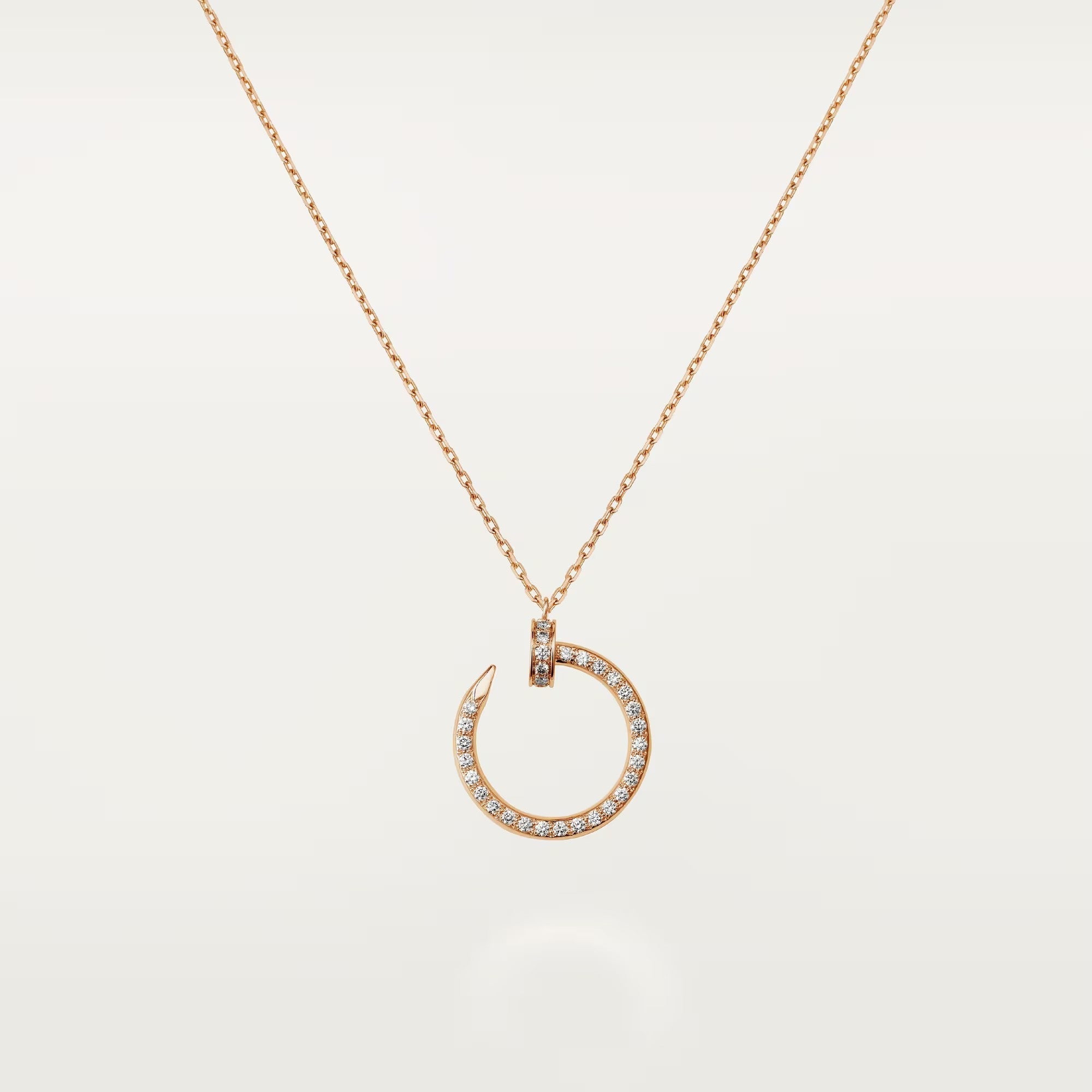 [Luxe Jewelry]JUSTE NECKLACE FULL DIAMOND