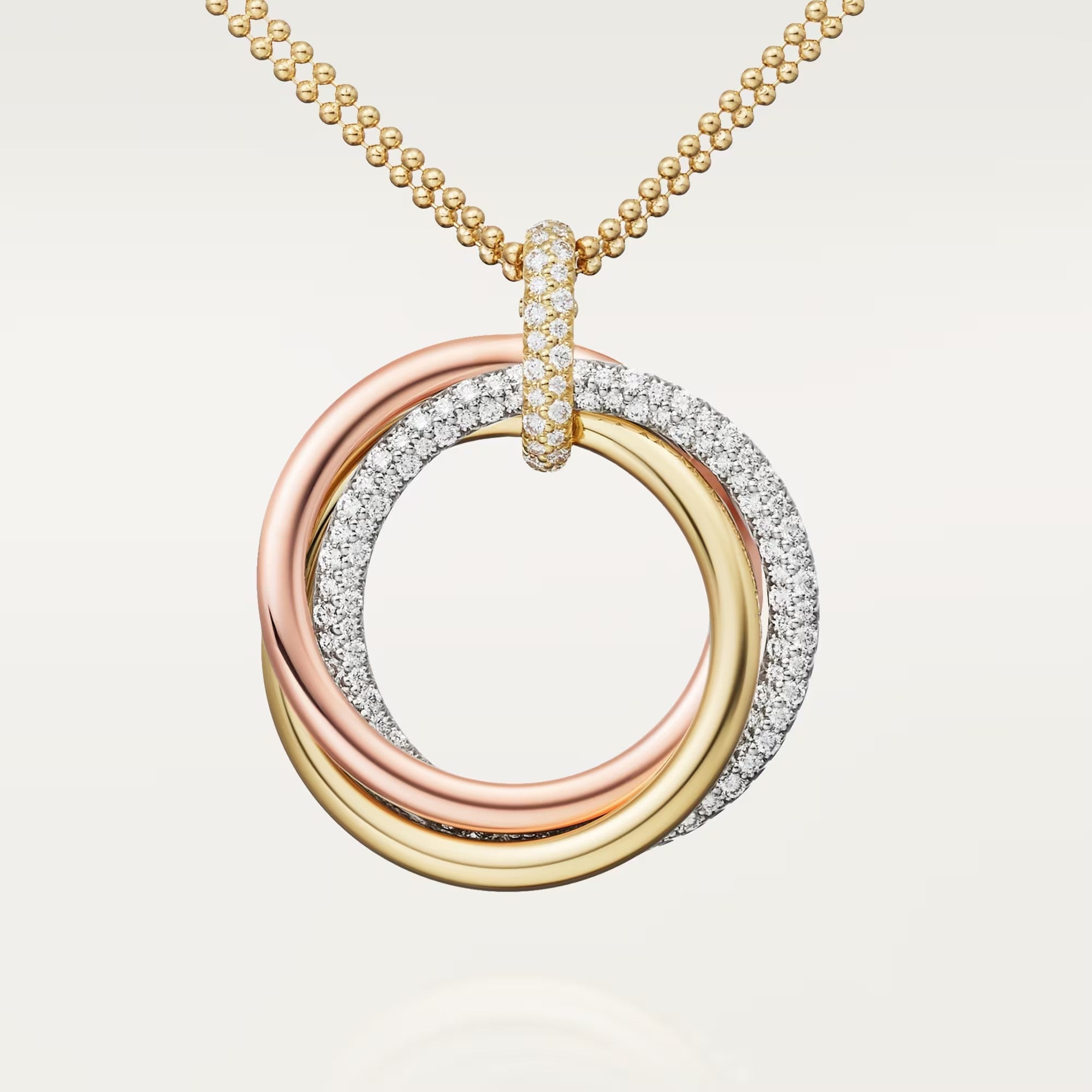 [Luxe Jewelry]TRINITY LARGE NECKLACE