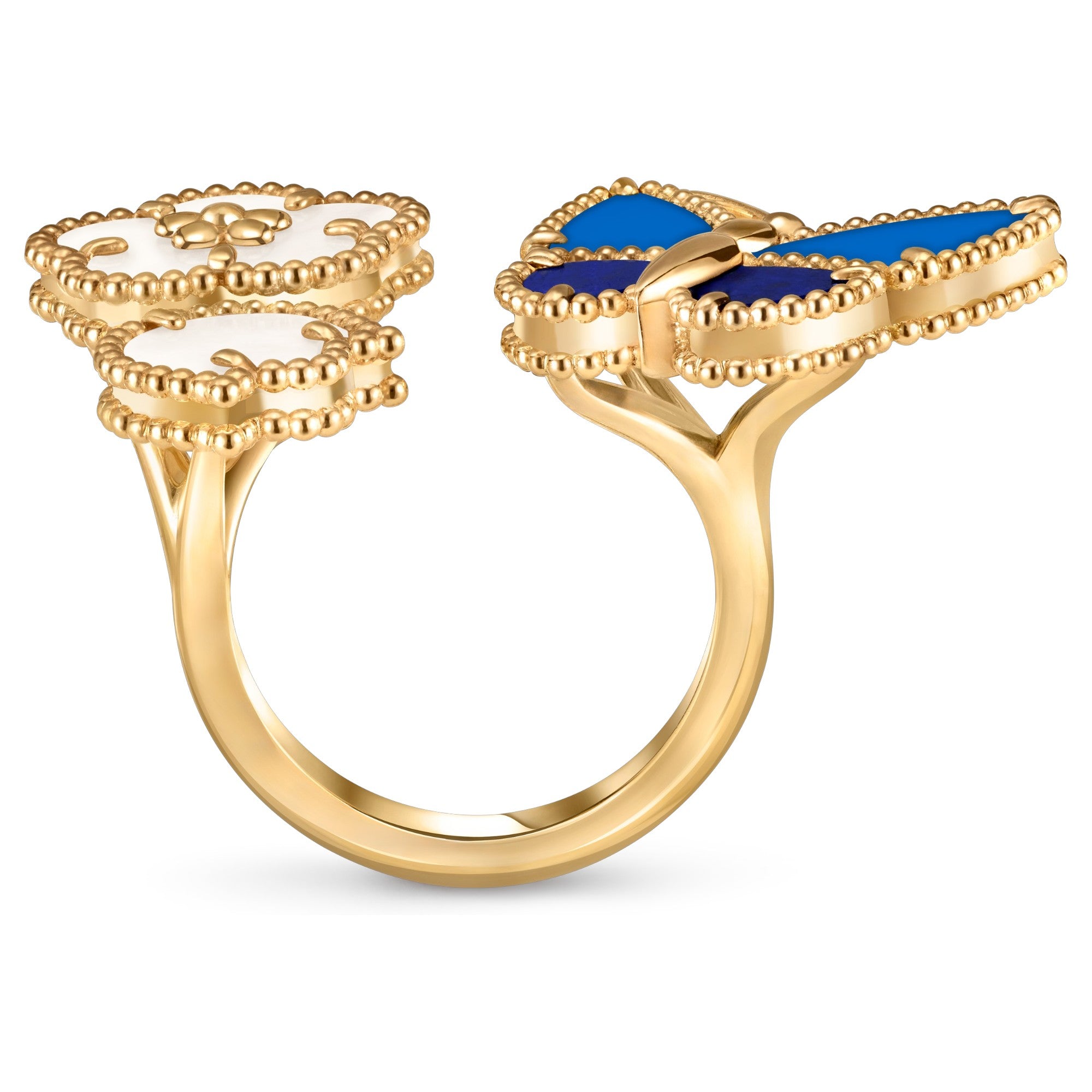 [Luxe]LUCKY SPRING BUTTERFLY OPEN-FACE RINGS