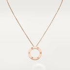 [Luxe]LOVE NECKLACE 16MM 3 DIAMONDS