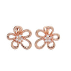 [Luxe JURI] FLOWERLACE EARRING 5 DIAMONDS