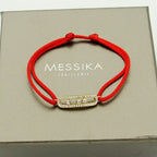 [LUXE]Messika Care(s) pink cord pavé bracelet