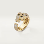 [Luxe Jewelry]PANTHERE SPOTTED FULL DIAMOND MEDIUM RING