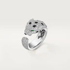 [Luxe Jewelry]PANTHERE SPOTTED FULL DIAMOND MEDIUM RING