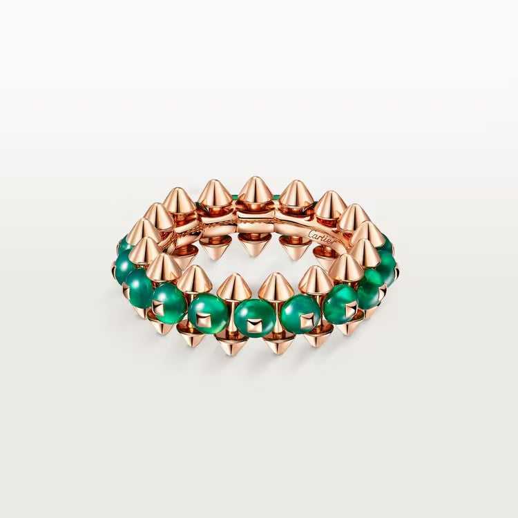 [Luxe Jewelry]CLASH 7.9MM AGATE CHALCEDONY RING