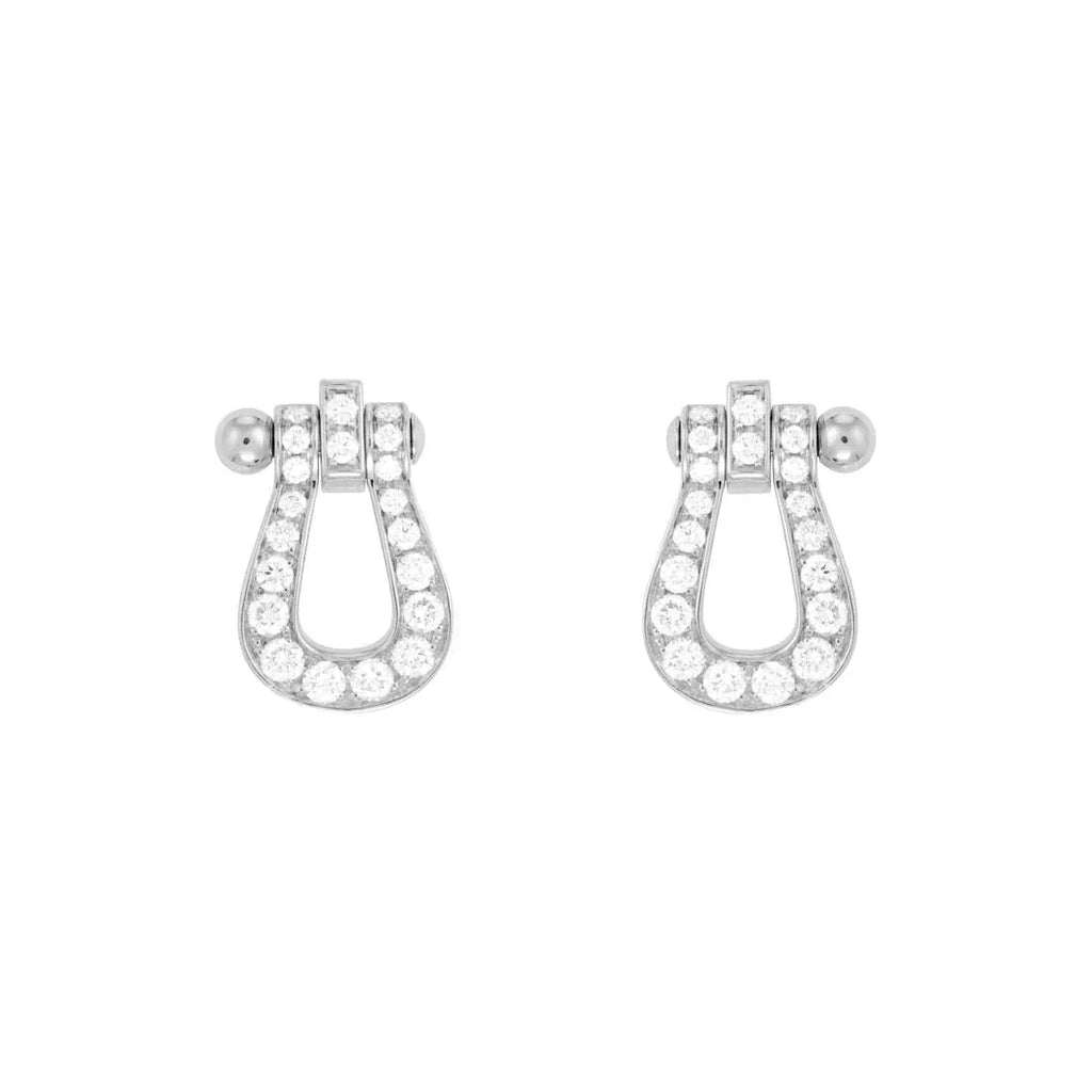 [Luxe]Boucles d'oreilles Force 10 Full Diamond Mini Modèle