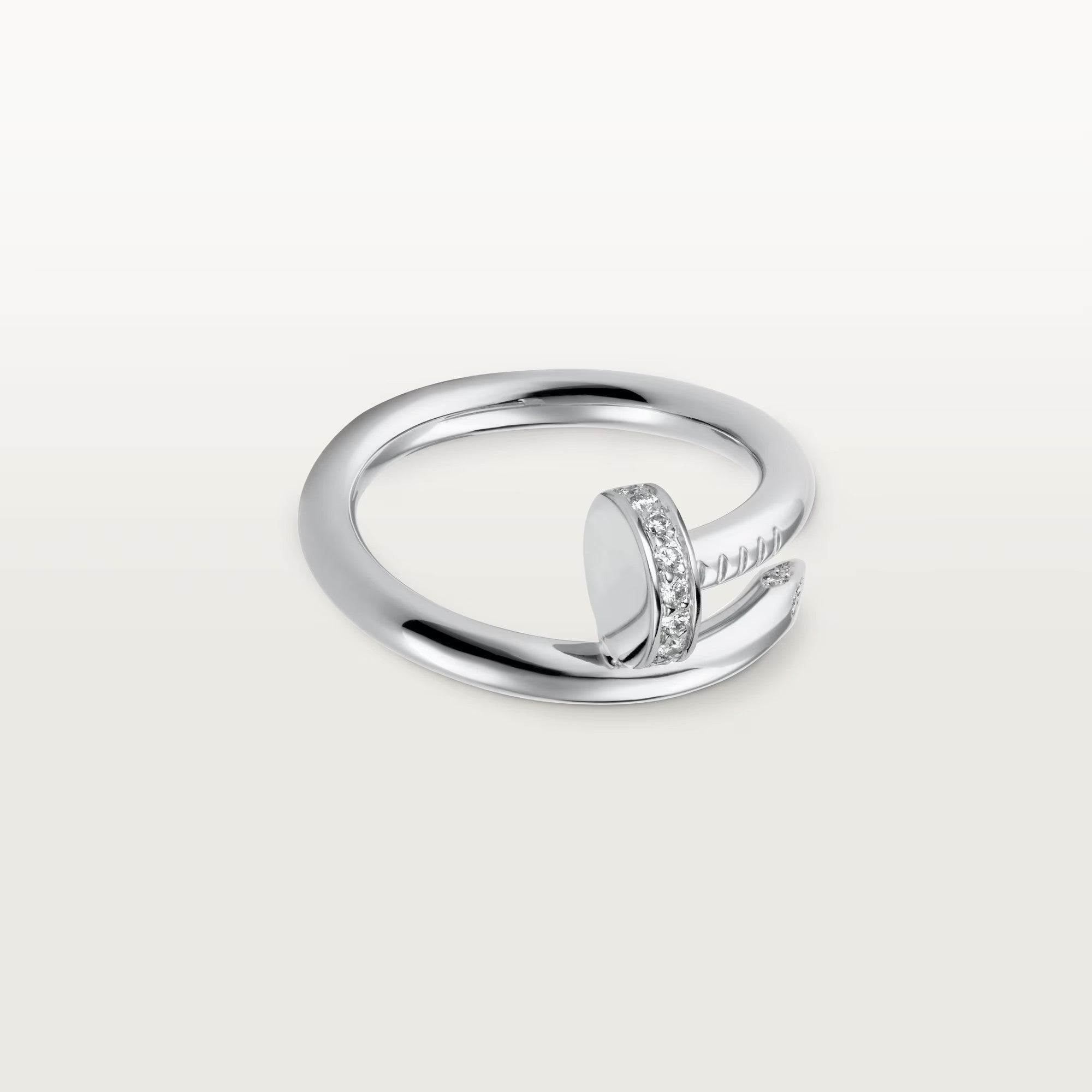 [Luxe Jewelry]JUSTE RING 2.6MM HALF DIAMOND