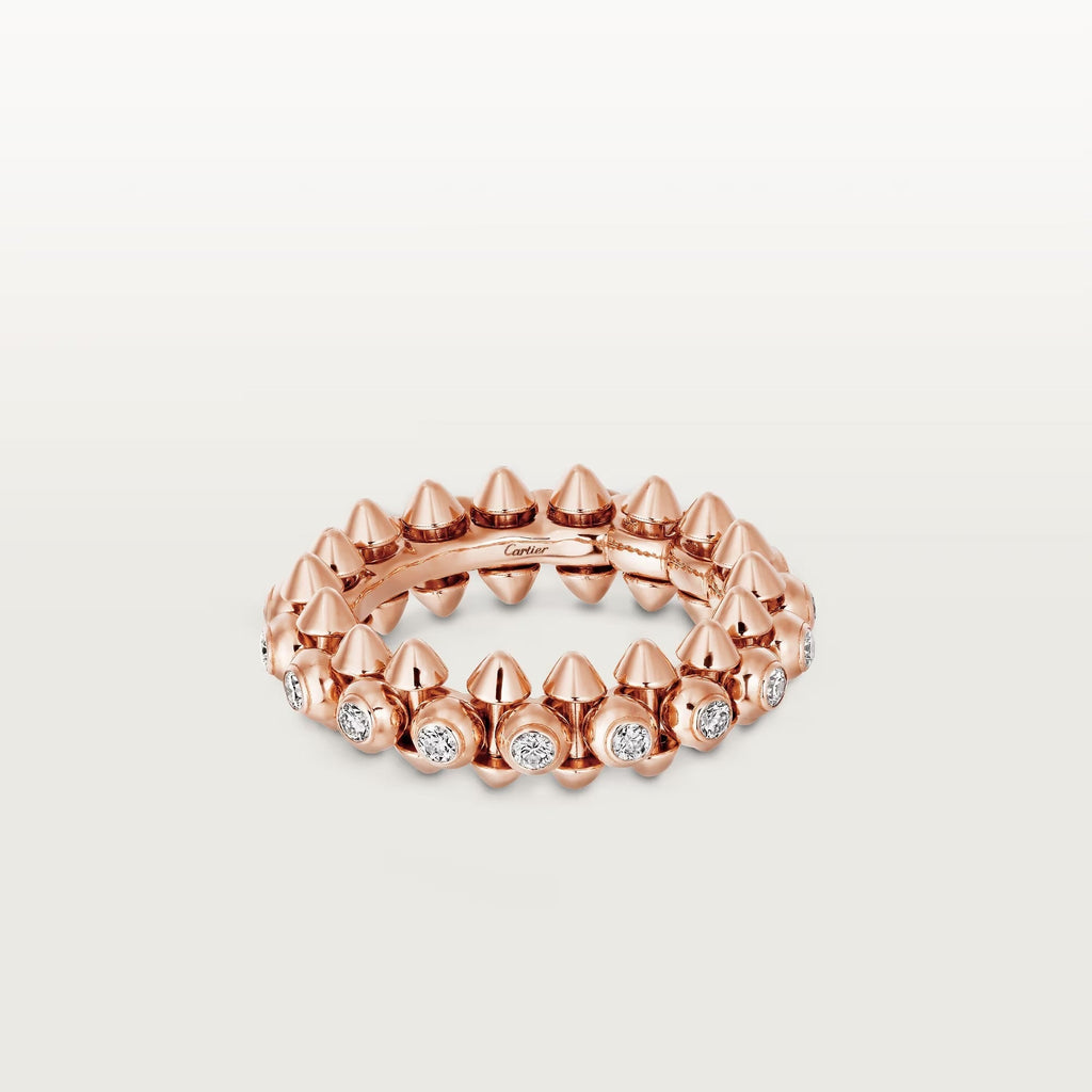 [Luxe Jewelry]CLASH 6.8MM DIAMOND MEDIUM RING
