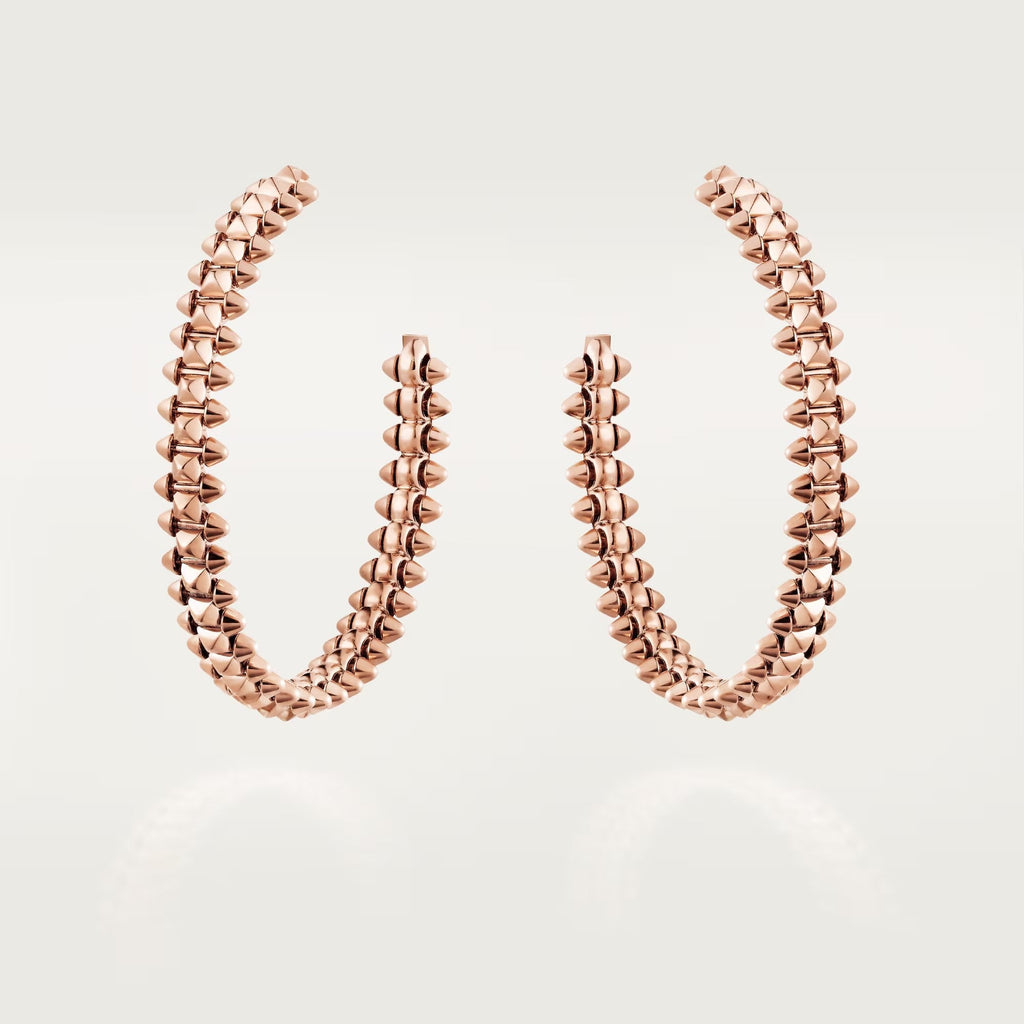 [Luxe Jewelry]CLASH HOOP LARGE EARRINGS