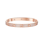 [Luxe Jewelry]LOVE BRACELET 6.1MM DIAMOND-PAVED 10 BIG DIAMONDS