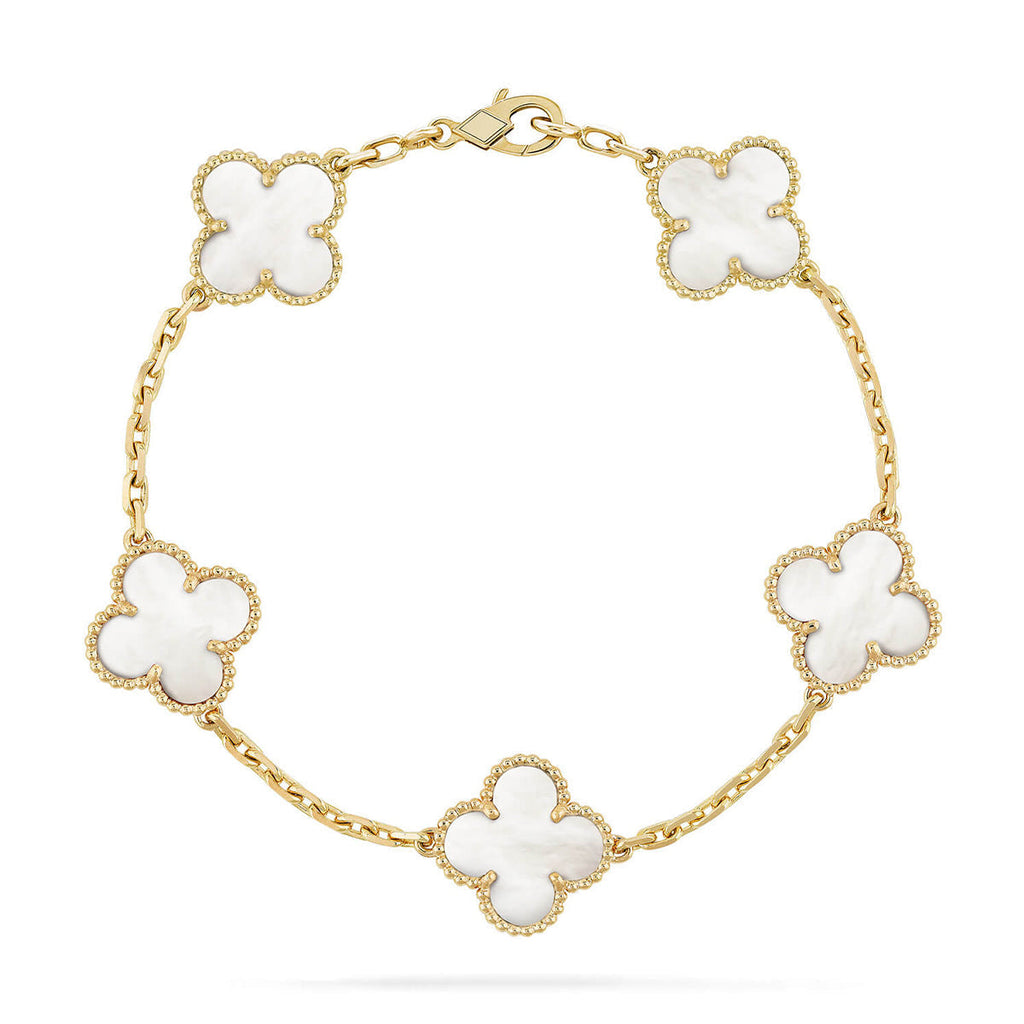 [LUXE]Clover & Lover & Juste Bracelet Stack Set