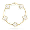 [LUXE]Clover & Lover & Juste Bracelet Stack Set