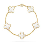 [LUXE]Clover & Lover & Juste Bracelet Stack Set