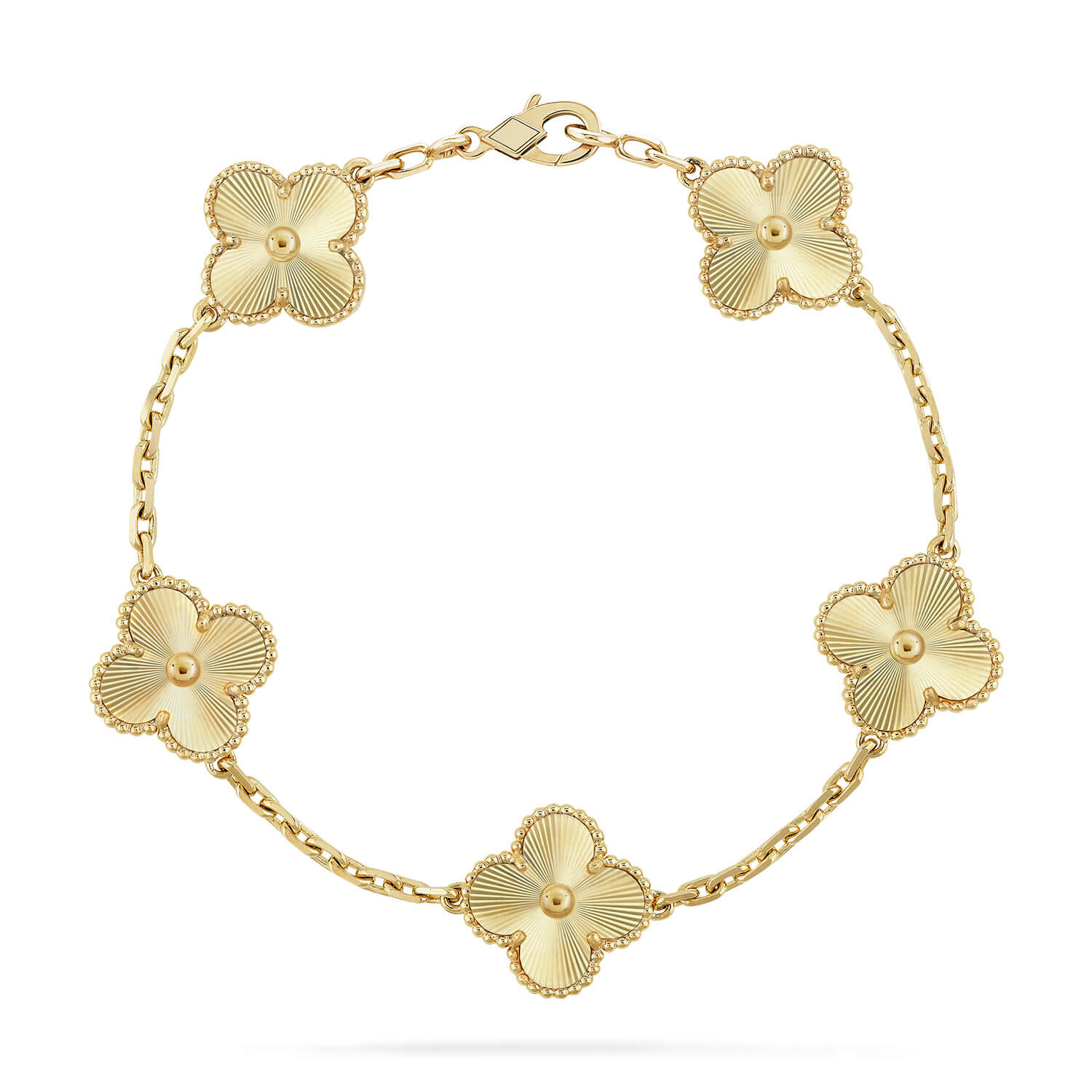 [Luxe] CLOVER 5 MOTIF LASER BRACELET COLLECTION