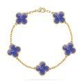 [Luxe]CLOVER 5 MOTIF BLUE VEINS BRACELET COLLECTION