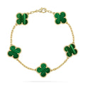 [LUXE]Clover 5 Motifs  Duo Bracelet Stack Set