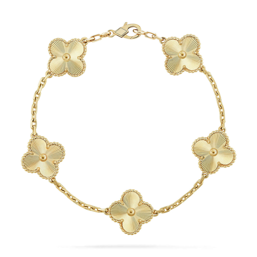 [LUXE]Clover & Clash Bracelet 3-Piece Stack set
