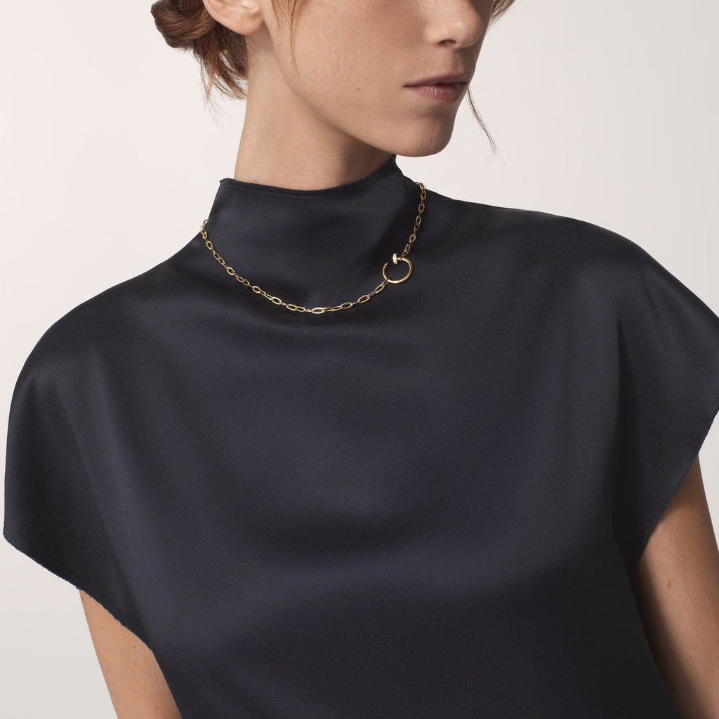 [Luxe Jewelry]JUSTE NECKLACE FULL DIAMONDS