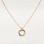 [Luxe]TRINITY NECKLACE GOLD  DIAMONDS