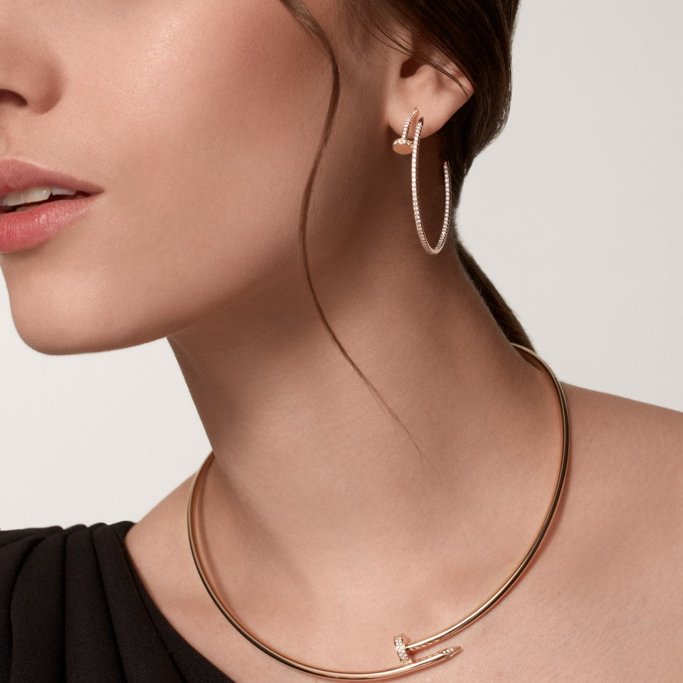 [Luxe Jewelry]JUSTE FULL DIAMOND LARGE EARRINGS