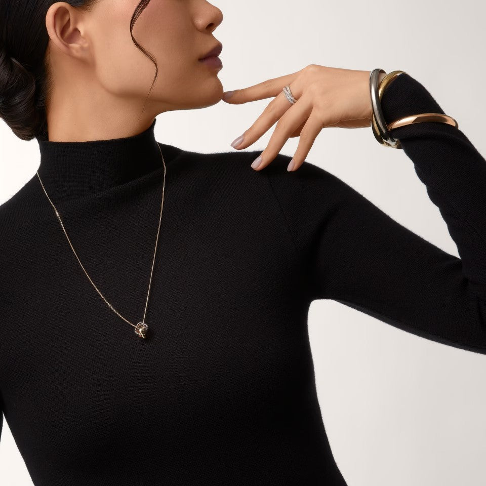 [Luxe Jewelry]TRINITY CUSHION NECKLACE COLLECTION