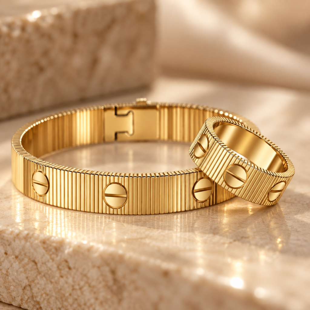 [LUXE]Love Unlimited Bracelet & Ring Set