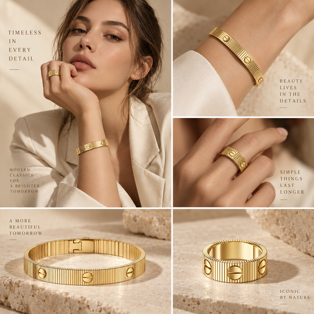 [LUXE]Love Unlimited Bracelet & Ring Set