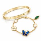 [LUXE]Lucky Spring & Love Bracelet Stack Set