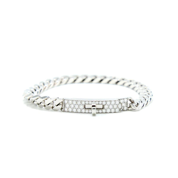 [Luxe]BRACELET CHAÎNE KELLY ARGENT DIAMANT