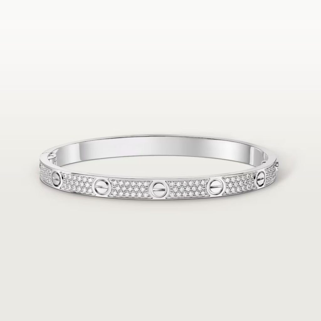 [Luxe Jewelry]LOVE BRACELET 4.8MM DIAMOND-PAVED