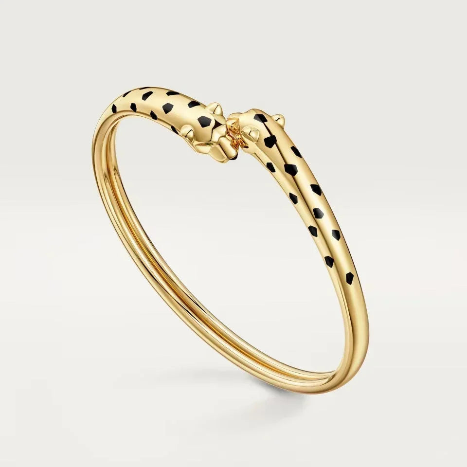 [LUXE] Panthère & LOVE  & JUSTE  Diamond Bracelet Stack Set