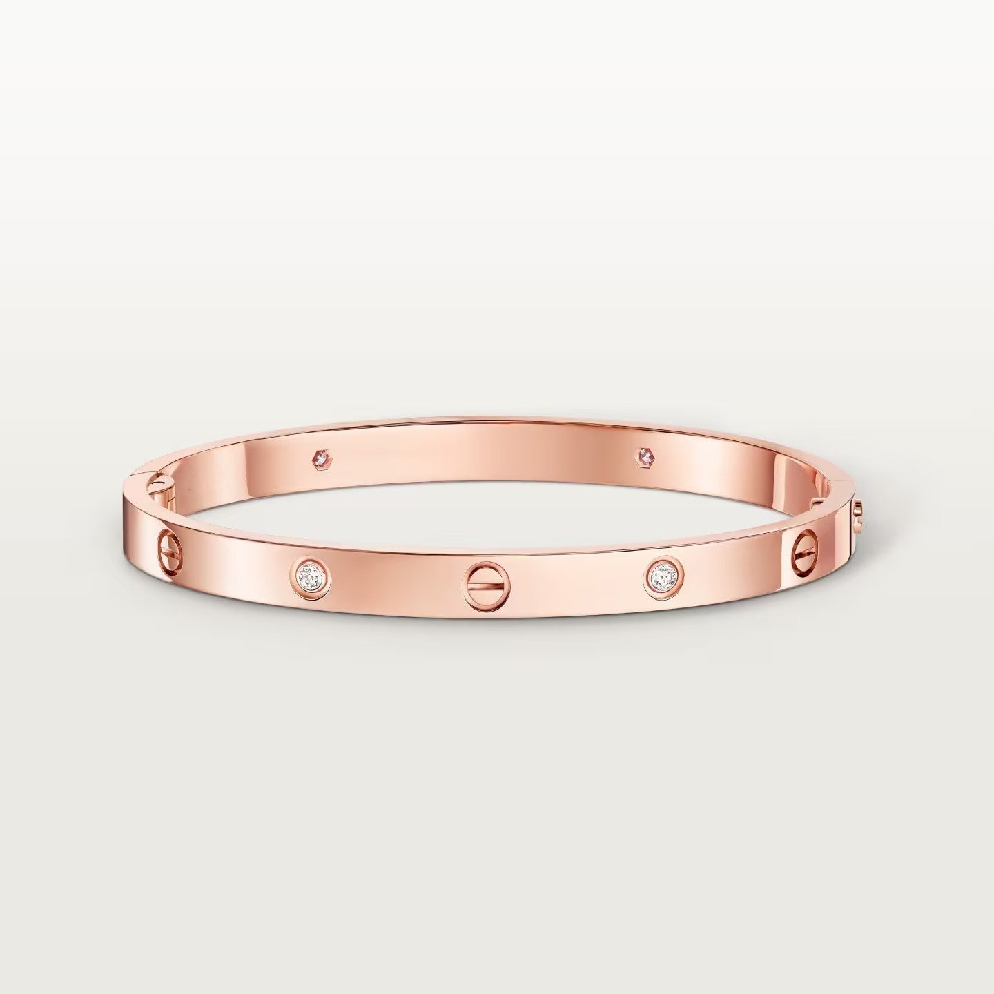 [Luxe Jewelry]LOVE BRACELET 4.8MM 4 DIAMONDS