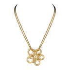 [Luxe JURI]FLOWERLACE NECKLACE 5 DIAMONDS