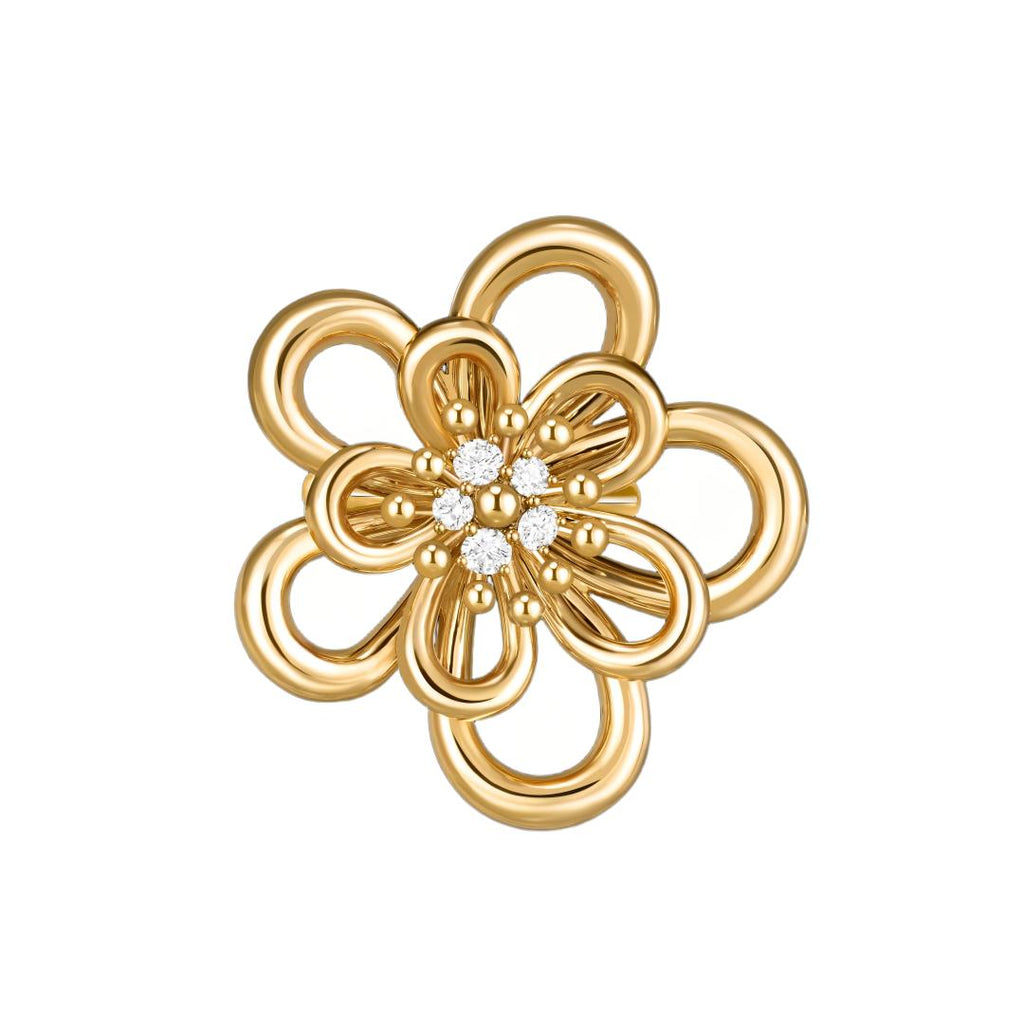 [Luxe JURI] FLOWERLACE RING 5 DIAMONDS