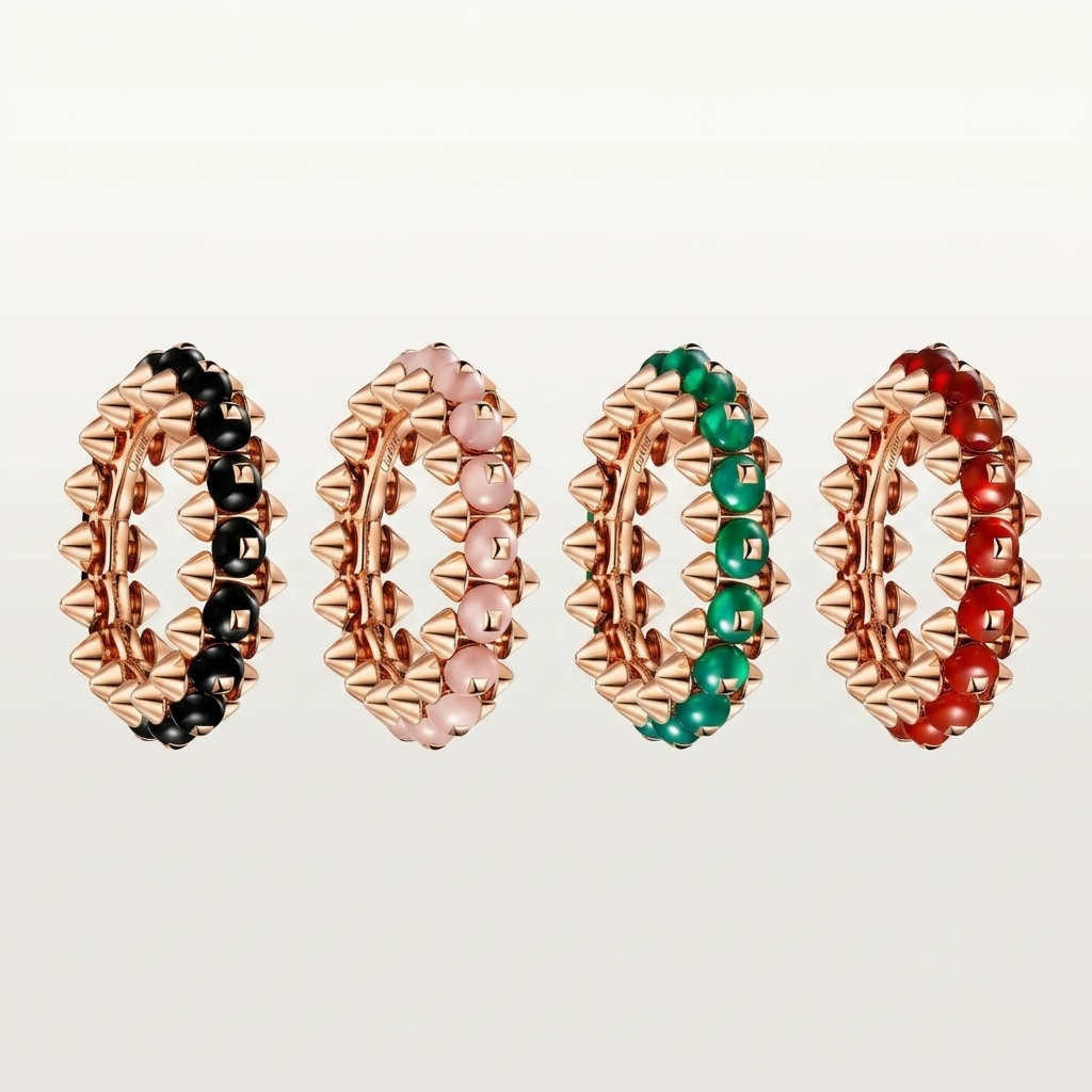 [Luxe Jewelry]CLASH 7.9MM AGATE CHALCEDONY RING