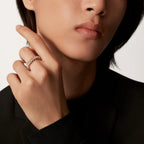 [Luxe Jewelry]CLASH 6.4MM SMALL FULL DIAMOND RING