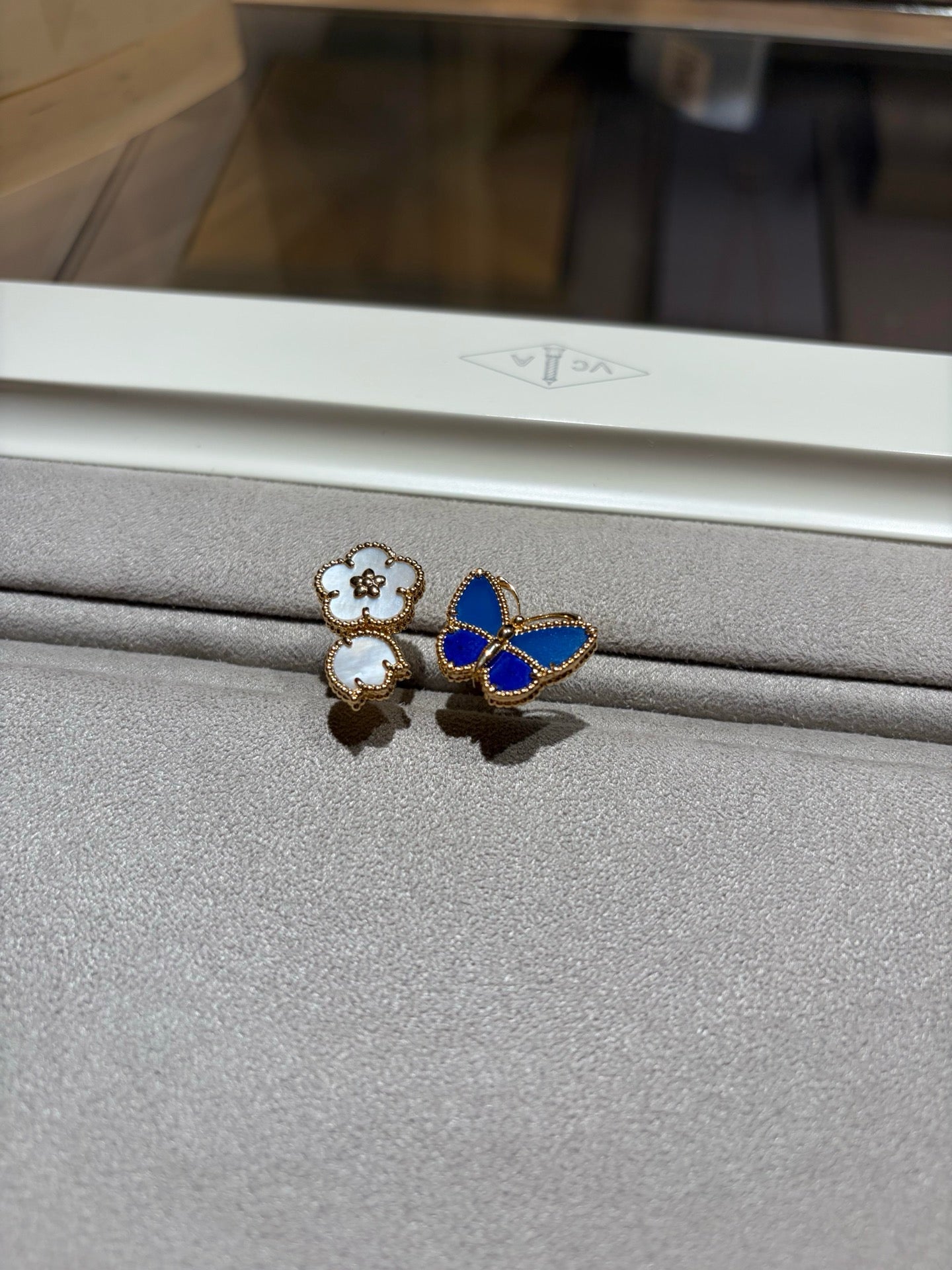 [Luxe]LUCKY SPRING BUTTERFLY OPEN-FACE RINGS