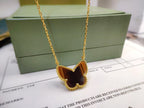 [Luxe] TIGER__ EYE BUTTERFLY NECKLACE