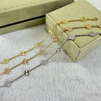 [Luxe]CLOVER 6 MOTIF DIAMOND LASER BRACELET