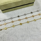 [Luxe]CLOVER 6 MOTIF DIAMOND LASER BRACELET