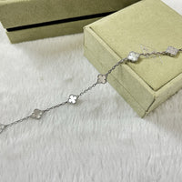 [Luxe]CLOVER 6 MOTIF WHITE MOP BRACELET