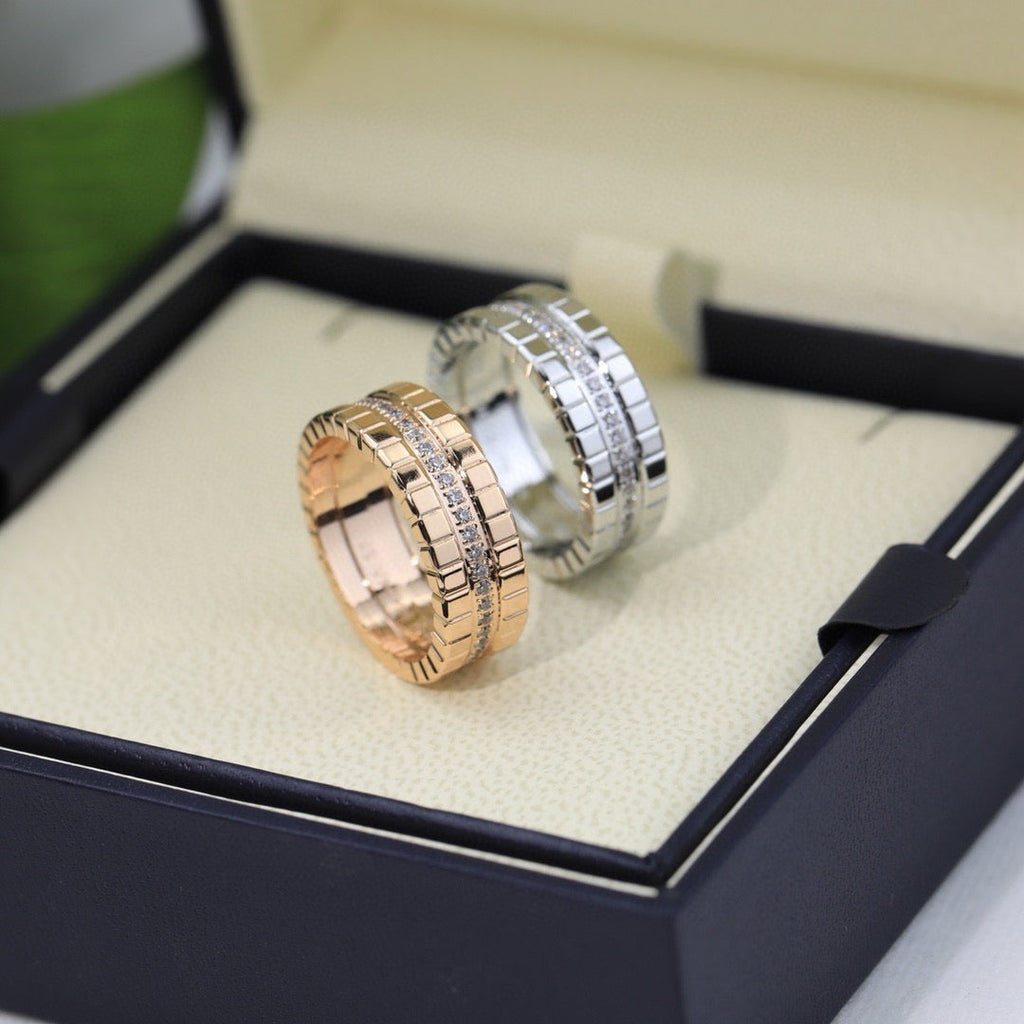 [Luxe]BAGUE GLACE AVEC DIAMANTS