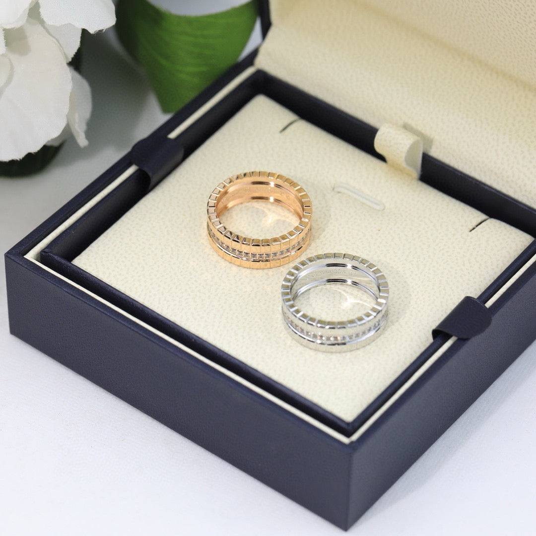 [Luxe]BAGUE GLACE AVEC DIAMANTS