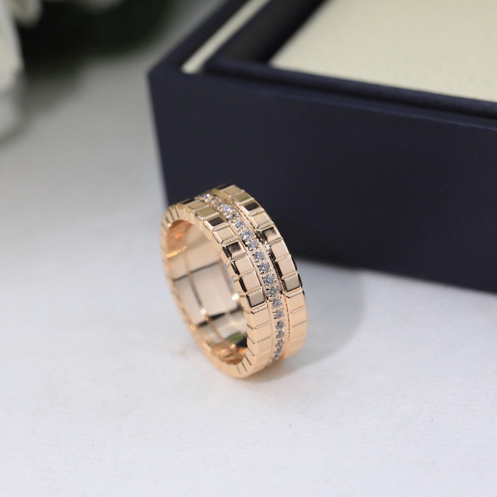 [Luxe]BAGUE GLACE AVEC DIAMANTS