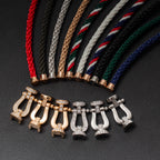 [LUXE]Love & Force Large Horseshoe Trio Bracelet Stack Set