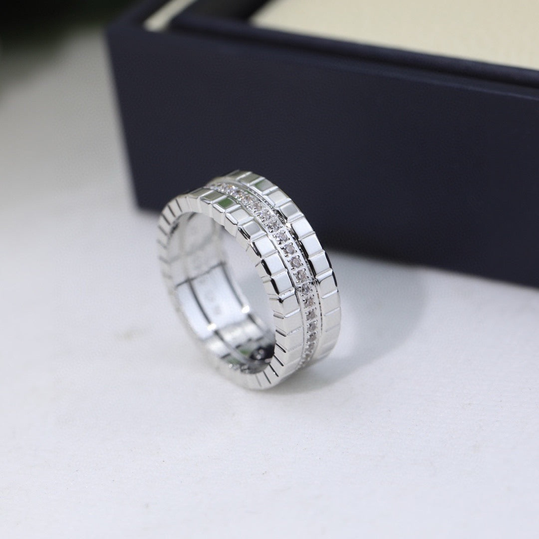 [Luxe]BAGUE GLACE AVEC DIAMANTS