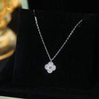 [Luxe]CLOVER MINI 9.5MM PENDANT DIAMOND NECKLACE
