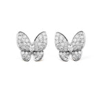 [Luxe]BUTTERFLY ALL DIAMOND EARRINGS